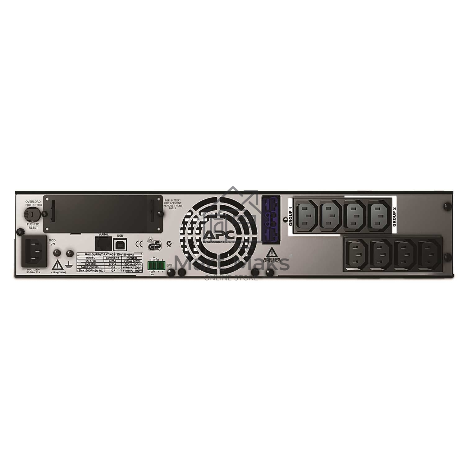 Источник бесперебойного питания APC Smart-UPS X SMX1000I 800Вт 1000ВА черный