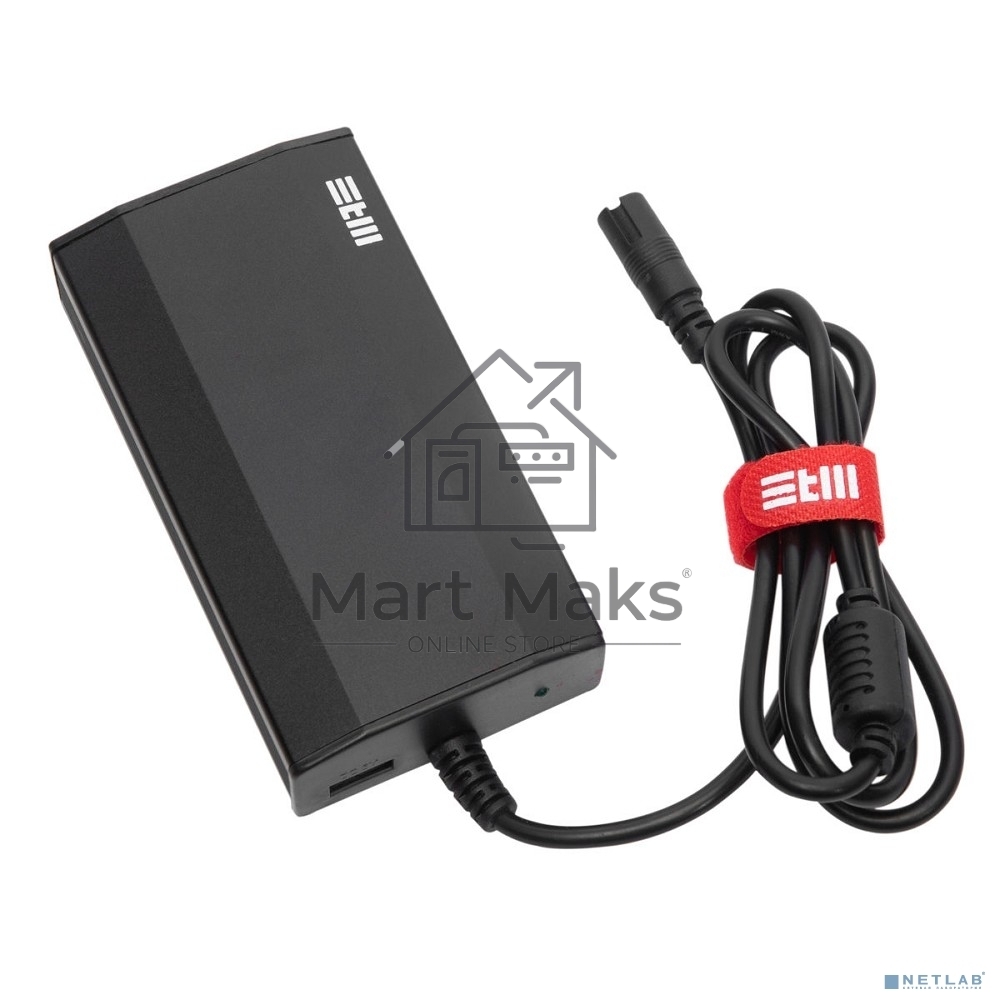 Адаптер для ноутбуков STM Dual DLU90, 90W, EU AC power cord& Car Cigaratte Plug, USB(2.1A)