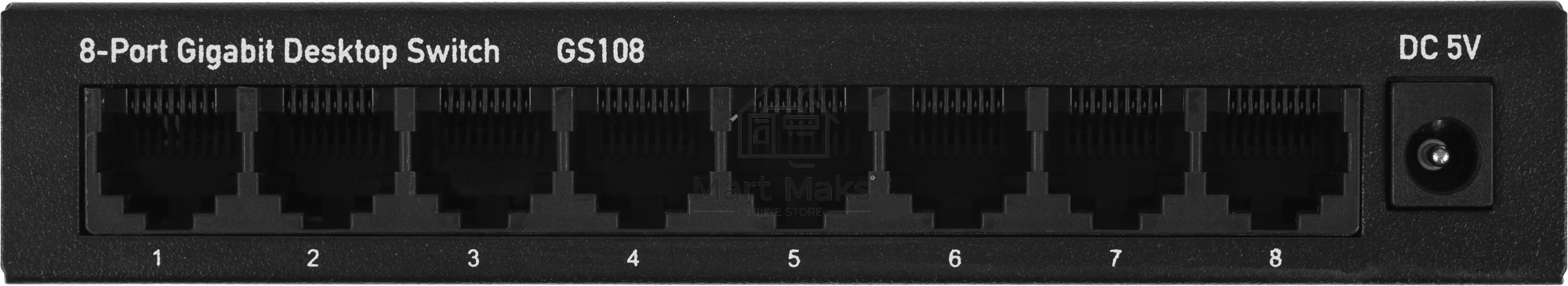 Коммутатор Cudy GS108 (L2) 8x1Гбит/с неуправляемый