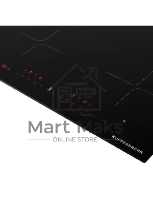 Индукционная варочная панель Kuppersberg ICI 605, индукционная, inverter, High-Tech, 60 см, пауза, таймер, блокировка панели управления, автоматическое отключение, бустер, 9 уровней мощности, прямые края, индикация остаточного тепла, сенсорное управление/
