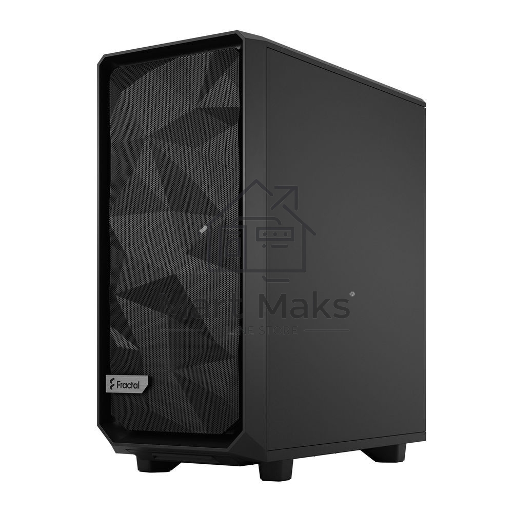 Корпус Fractal Design MESHIFY 2 COMPACT BLACK - TG / ATX, TG / 2x140mm & 1x120mm fans inc. / FD-C-MES2C-03