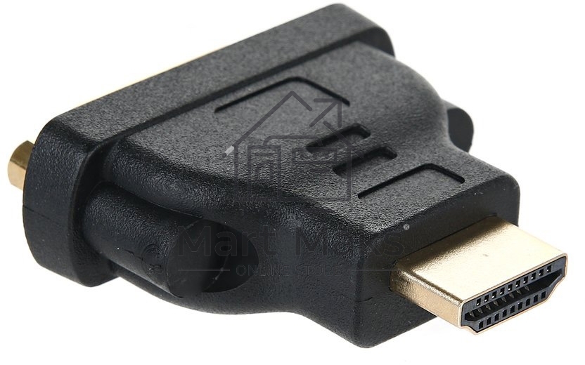 Переходник HDMI/DVI-D 19M/25F VCOM позолоченные контакты, VAD7819