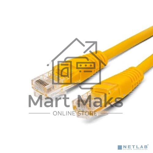 Кабель патч-корд, Filum FL-U5-C-3M-Y U/UTP 5e cat. 3м, 26AWG(7x0.16 мм), чистая медь, PVC, жёлтый