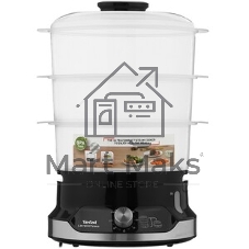 Пароварка Tefal VC204810 черный, 9 л, ярусы - 3, 800 Вт, механическое