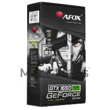 Видеокарта Afox GTX1650 GAMING 4Gb GDDR6 128bit DVI DP HDMI 2FAN RTL