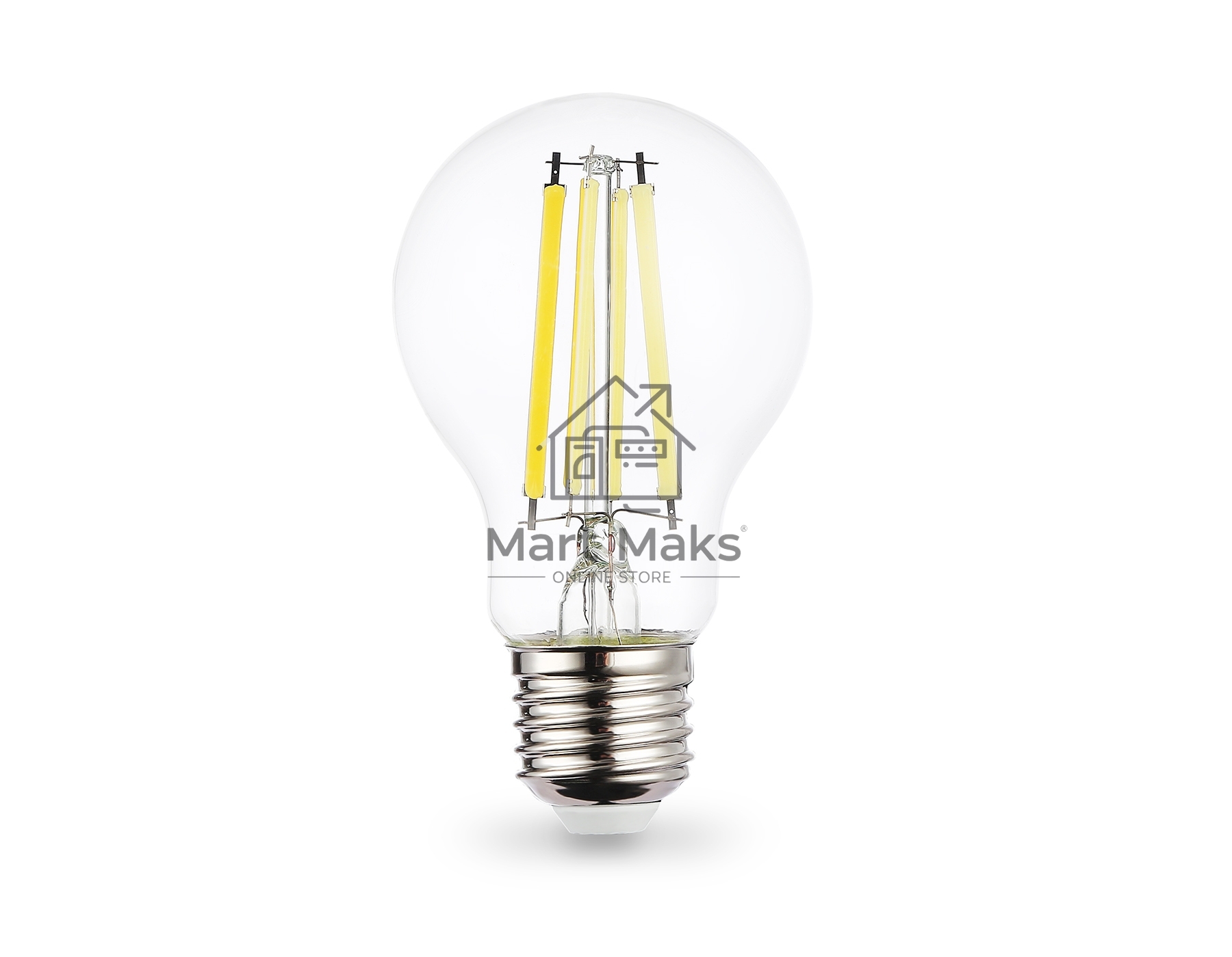 Лампа светодиодная 602014 Filament LED A60 20W IC E27 4000K 220-240V