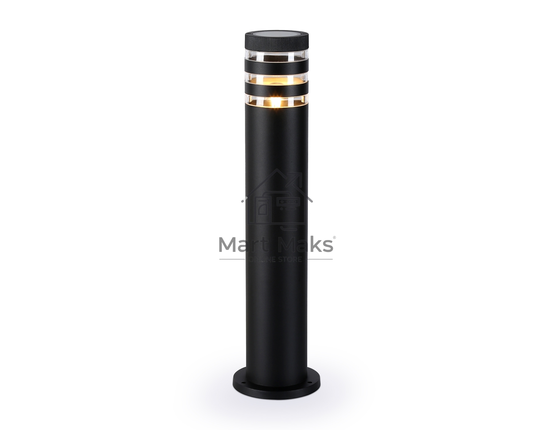 Светильник Ambrella light ST2566 BK/CL черный/прозрачный IP54 E27 max 40W D110*625