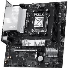 Материнская плата MSI PRO B850M-B GEN4, AM5, AMD B850, 2xDDR5 (до 128 ГБ), 4xSATA, 2xM.2 (1xPCIe 5.0, 1xPCIe 4.0), 1xPCIe 4.0 x16, 1xPCIe x1, 1xHDMI, 1xDP, 1x2.5Gb LAN, 1xUSB-C 5Gbps, 3xUSB-A 5Gbps, 2xUSB-A 2.0, 3x3.5 мм, 7.1, чёрный/серебристый, mATX