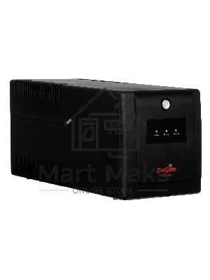Источник бесперебойного питания ExeGate EP212518RUS Power Back UNB-1000 1000VA, черный, 4 евророзетки