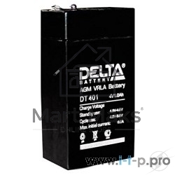 Аккумулятор для фонарей ТРОФИ 4В 1.0А.ч Delta DT 401