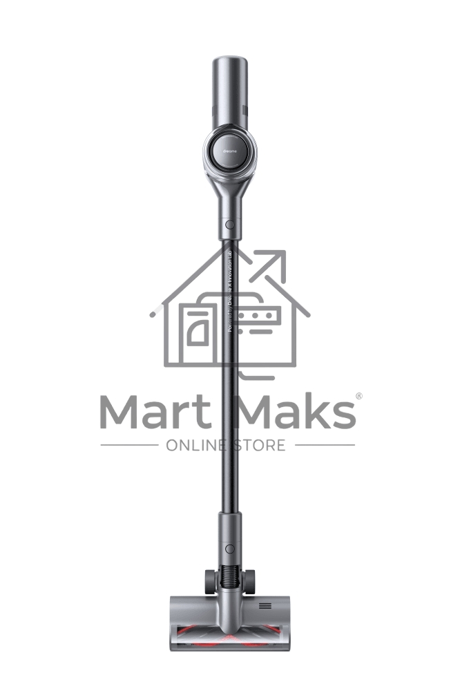 Пылесос вертикальный Dreame Cordless Vacuum Cleaner V12 серый, питание от аккумулятора, 180 Вт, уборка сухая, пылесборник 0.5 л, работа от АКБ max 90 мин