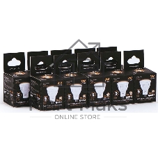 Лампа светодиодная Gauss Black 3Вт цок.:GU4 рефлектор 220B 2700K св.свеч.бел.теп. MR11 (упак.:10шт) (132517103)