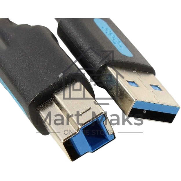Кабель Vention USB 3.0 AM/BM - 1.5м