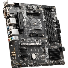 Материнская плата MSI PRO B550M-P GEN3, AM4, AMD B550, 4xDDR4, 4xSATA, 1xM.2, 1xPCI-E 3.0 x16, 2xPCI-E 3.0 x1, 1xDVI-D, 1xHDMI, 1xVGA, 1x1Gb LAN, 4xUSB 2.0, 4xUSB 3.2 Gen 1, 3x3.5 мм, 7.1, Micro-ATX