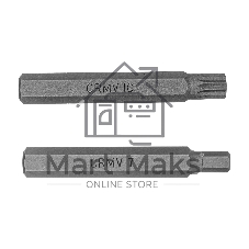 Набор бит Matrix, адаптер для бит, сталь S2, 18 предм., в пласт. боксе