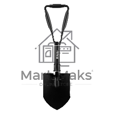 Лопата походная Palisad 150х200х253-620 мм, цельнометаллическая, складная в чехле