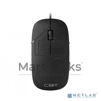 Мышь проводная CBR CM 104 черный, 1200 dpi, USB, кнопки - 3