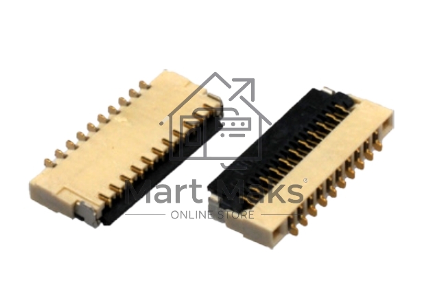 Разъем FPC Flip-Lock 0510-20RLGF 20 pin высота 1мм шаг 0,5мм