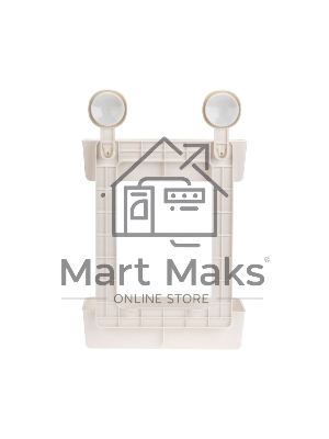 Полка двухъярусная настенная HALSA HLS-F-110W на вакуумной присоске