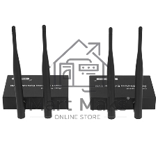 Удлинитель ORIENT VE054, WiFi HDMI KVM Extender (Tx+Rx), HDMI+USB беспроводной удлинитель до 200 м, HDMI 1.3, 1080p@60Hz, HDCP1.2, передача ИК сигнала управления, питание от внешних БП, метал. корпус (31372)