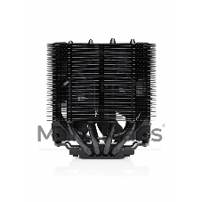 Кулер для процессора Noctua NH-D9L chromax черный, 92 мм, медь, 0-2000 об/мин, 22.8 дБ, 4 pin PWM, 140 Вт, высота 110 мм