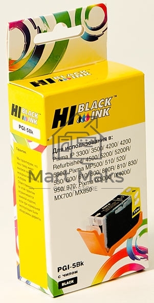 Картридж Canon PIXMA MP 500/510/520/530 (Hi-Black) new, PGI-5BK