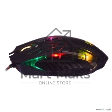 Мышь проводная A4Tech Bloody Q51 черный, 3200 dpi, USB, кнопки - 8