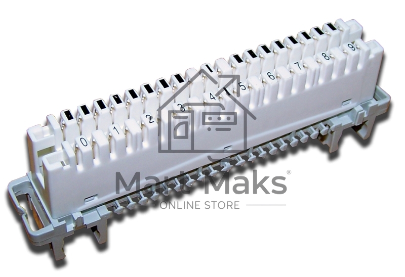 Плинт размыкаемый LSA Profil, Eco, 10 пар, маркировка от 0 до 9