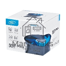 Кулер для процессора DEEPCOOL THETA 31 PWM черный/синий, 92 мм, алюминий/медь, 2400 об/мин, 32.5 дБ, 4 pin, 95 Вт, 60 мм