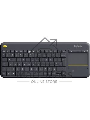 Клавиатура 920-007147 Logitech Keyboard K400 Wireless Touch Plus USB RTL 