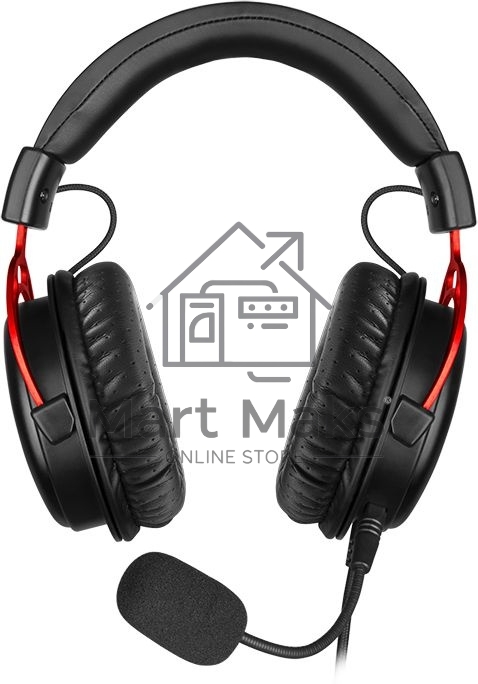 Игровые наушники SVEN AP-G1000MV с микрофоном черно-красные (mini jack O 3,5 мм (4 pin), 50 мм)
