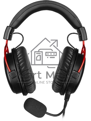 Игровые наушники SVEN AP-G1000MV с микрофоном черно-красные (mini jack O 3,5 мм (4 pin), 50 мм)