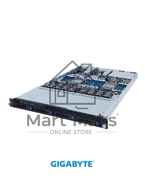 Серверная платформа Gigabyte R182-340 (rev. 100) 1U, 4x3.5