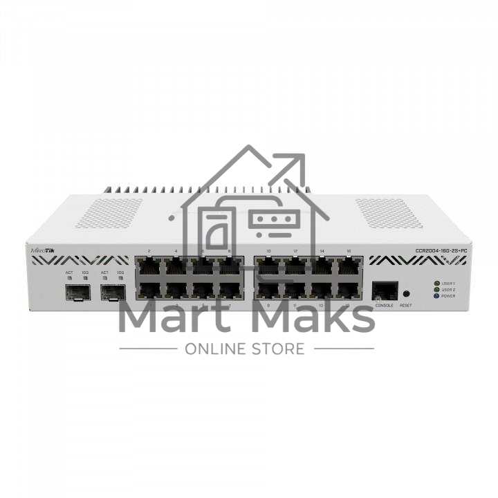 Маршрутизатор Mikrotik CCR2004-16G-2S+PC