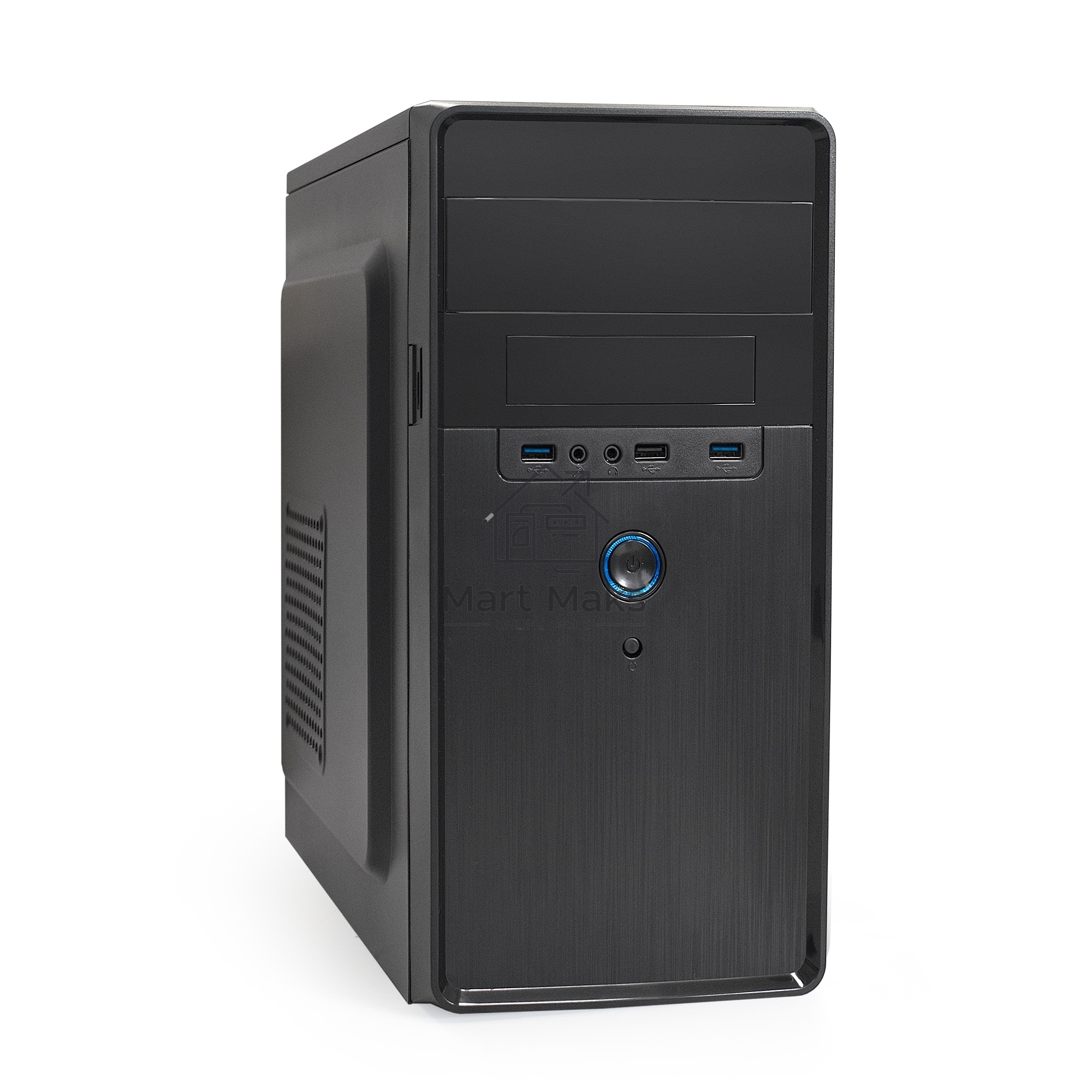 Компьютерный корпус Minitower ExeGate EX286429RUS BA-309U2 (mATX, без БП, 1*USB+2*USB3.0, HD аудио, черный)