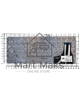 Клавиатура для ноутбука HP Chromebook 13 G1 черная