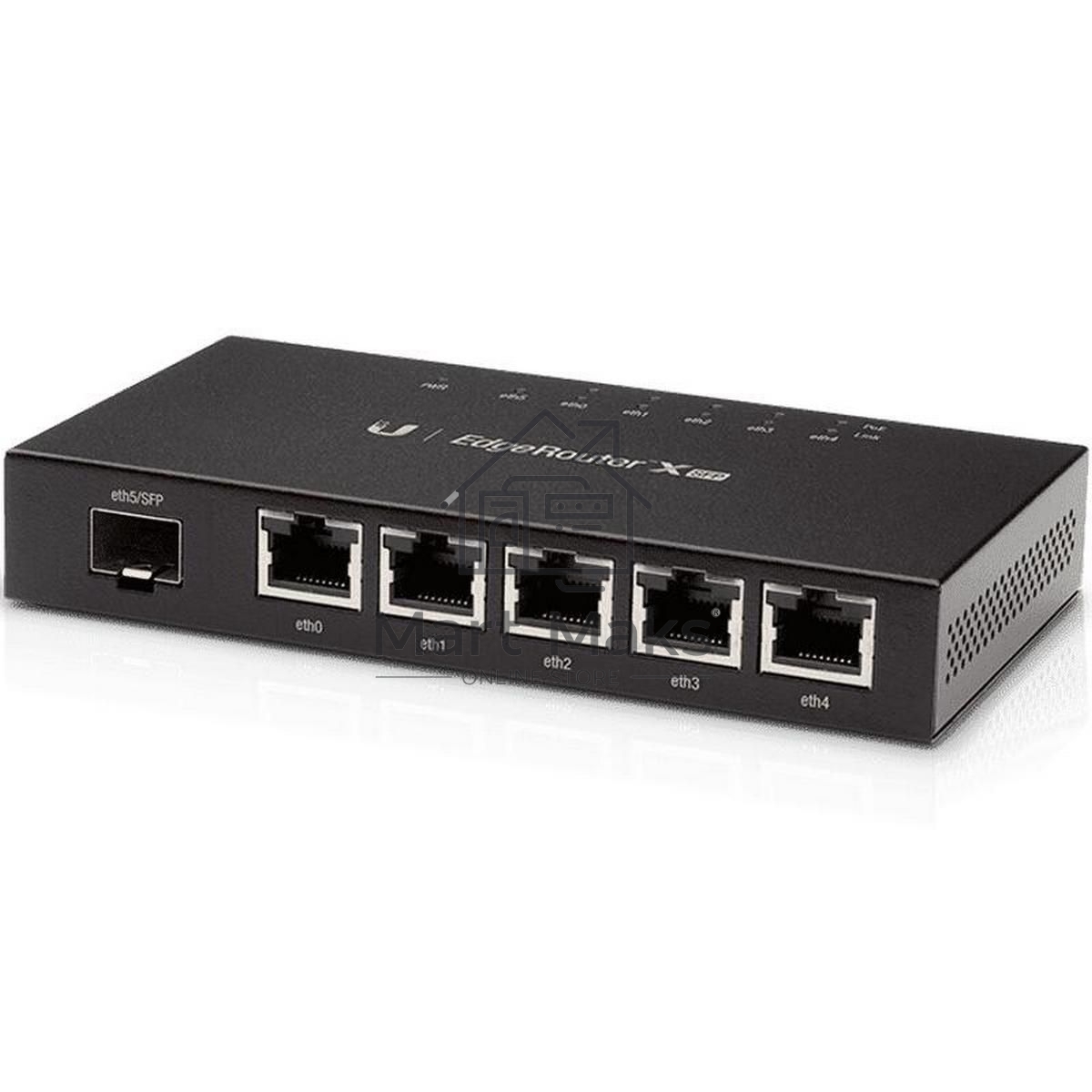 Сетевое оборудование UBIQUITI ER-X-SFP Маршрутизатор 5x Ethernet, 1x SFP, раздача PoE