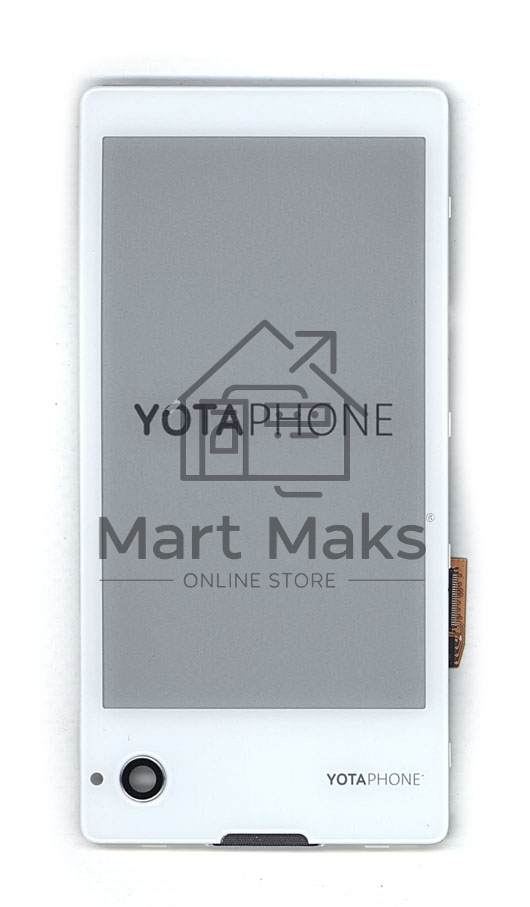 Модуль (e-ink + тачскрин) для Yota YotaPhone 1 C9660 белый с рамкой