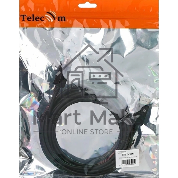 Кабель соединительный Telecom DisplayPort DP-DP 1.2V 4K@60Hz 5м <CG712-5M>