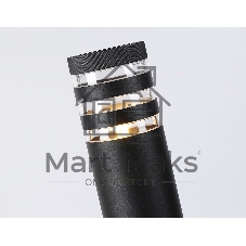 Светильник Ambrella light ST2566 BK/CL черный/прозрачный IP54 E27 max 40W D110*625