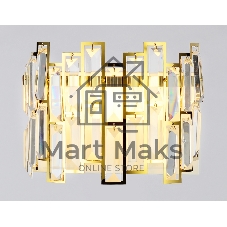 Светильник Ambrella light TR5055 GD/WH/CL золото/белый/прозрачный E14/2 max 40W 250*200*140