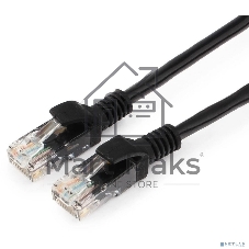 Патч-корд медный UTP Cablexpert PP10-2M/BK cat.5e, 2м, литой, многожильный, черный