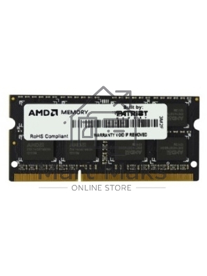 Оперативная память AMD Radeon R5, DDR3, 4GB, (1x4GB,), 1600MHz, CL11, SO-DIMM