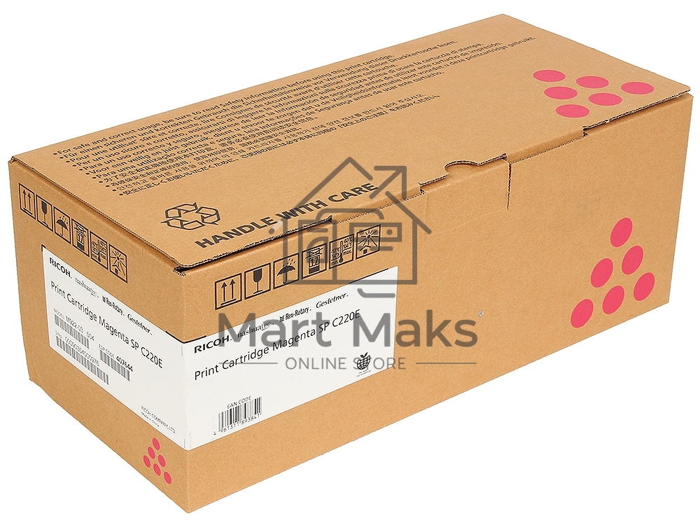Картридж лазерный Ricoh тип SP C220 малиновый для Aficio SP C220S/C221SF/C222SF/ SP C220N/C221N/C222DN 2300 отп.