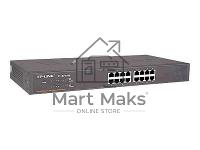 Сетевой коммутатор TP-Link SMB TL-SF1016 Коммутатор 16-port 10/100M Desktop Switch, 16 10/100M RJ45 ports, Plastic case