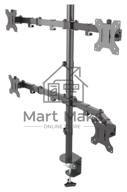 Кронштейн ONKRON D421E для четырех мониторов 13