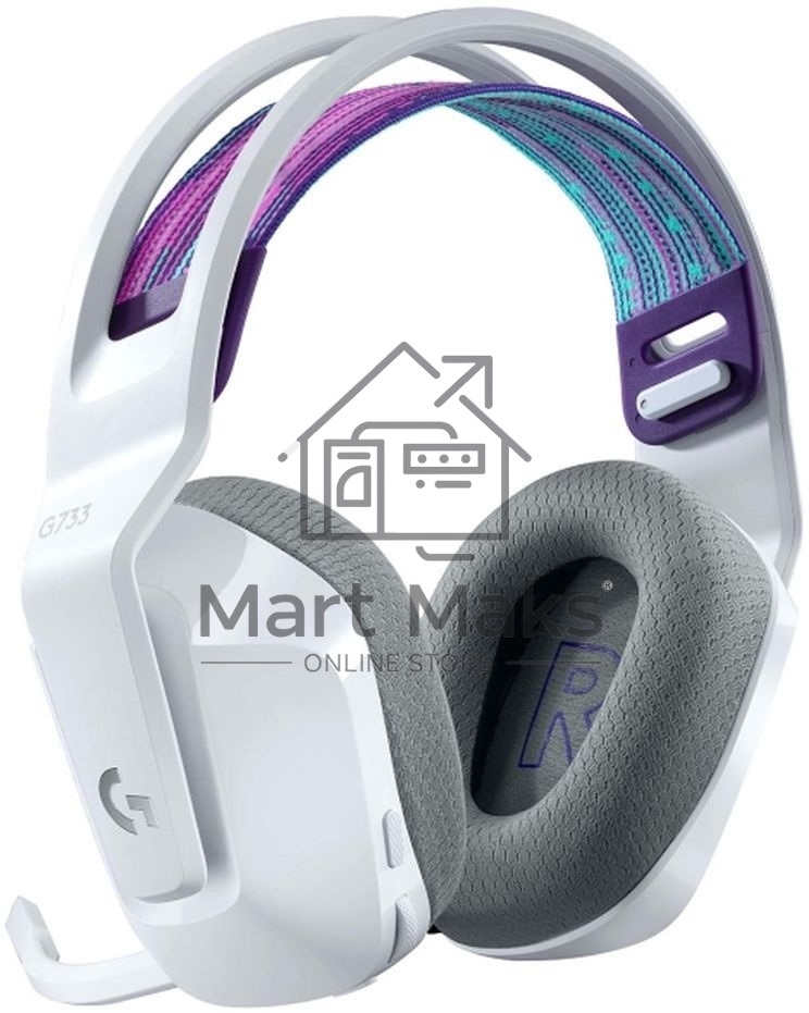 Наушники LOGITECH G733 LIGHTSPEED Wireless RGB Gaming Headset - WHITE - 2.4GHZ - EMEA