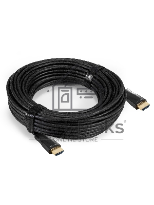 Активный оптический кабель HDMI ExeGate EX-CC-HDMI2-20.0 (19M/19M, v2.0, 20м, 4K UHD, Ethernet, позолоченные контакты)