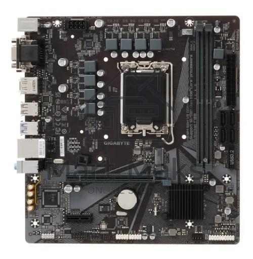 Материнская плата Gigabyte H610M S2H V2, LGA 1700, Intel H610, 2xDDR5, 4xSATA, 1xM.2, 1xPCIe 4.0 x16, 1xPCIe x1, 1xHDMI, 2xDP, 1xD-Sub, 1x 1Gb LAN, 2xUSB-A 3.2 Gen 1, 4xUSB-A 2.0, 3x 3.5 мм, 7.1, mATX