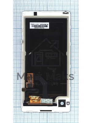 Модуль (e-ink + тачскрин) для Yota YotaPhone 1 C9660 белый с рамкой